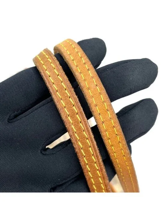 Louis Vuitton Neverfull MM Damier Azur Leather White Tote Gold - Picture 15 of 15